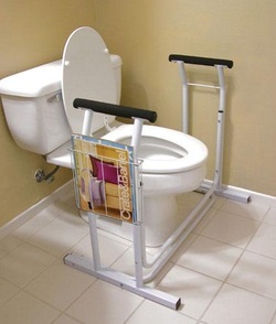 Toilet Safety Support Deluxe Toilet Safety Rail