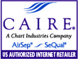 Caire, AirSep, SeQual Authorized Dealer