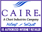 Autorized dealer for CAIRE, AirSep, SeQual