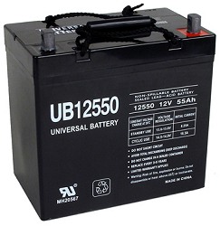 12 Volt 55 Ah/Amp hour 22NF Scooter Battery